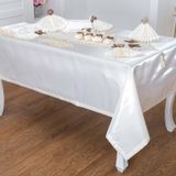 Finezza 160x230 cm 34 Parça 8 Kişilik Afife Kadife Kreme Krem Sofra Takımı