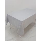 Finezza 160x280 cm Raya Lüx Jakar Bambu Kumaş Gri Dikdörtgen Masa Örtüsü
