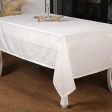 Finezza 160x320 cm Lida Lüx Jakar Bambu Kumaş Krem Masa Örtüsü