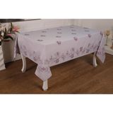 Finezza 160x320 cm Müge Lüx Jakar Kumaş Mor Dikdörtgen Masa Örtüsü