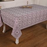 Finezza 160x320 cm Sare Lüx Jakar Kumaş Mor Dikdörtgen Masa Örtüsü