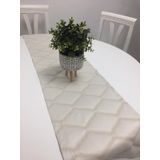 Finezza 40x140 cm Simge Jakar Pamuk Poly Krem Runner