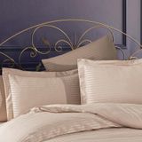Finezza 60x80 cm 2'li Bella Bambu Jakar Kumaş Bej Oksford Yastık Kılıfı