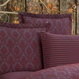 Finezza 60x80 cm 2'li Monaco Bambu Jakar Kumaş Bordo Oksford Yastık Kılıfı
