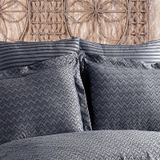 Finezza 60x80 cm Odesa Bambu Jakar Kumaş Füme 2'li Oksford Yastık Kılıfı