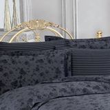 Finezza 60x80 cm Rita Bambu Jakar Kumaş Füme 2'li Oksford Yastık Kılıfı