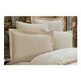 Finezza 60x80 cm Tiara Bambu Jakar Kumaş Bej 2'li Oksford Yastık Kılıfı