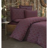 Finezza 905 200x220 cm 6 Parça Monaco Bambu Jakar Kumaş Bordo Çift Kişilik Nevresim Takımı