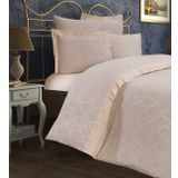 Finezza 908 6 Parça Monaco Bambu Jakar Kumaş Krem Çift Kişilik Nevresim Takımı