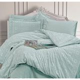 Finezza Jardin Bambu Jakar Kumaş Mint Ikili Oksford 60X80 cm Yastık KILIFI -1354 - 60 x 80 cm