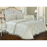Finezza Larissa Pamuk/Polyester Jakar Kumaş Krem Yatak örtüsü Seti 7 Parça - 357 - 260 x 270 cm