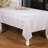 Finezza Lida Lüx Jakar Bambu Kumaş Gri Masa Örtüsü 160x320 cm - 1263
