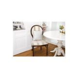 Finezza Linen Pamuk Keten Baskılı Krem/gümüş Kırlent 45X45 Cm İkili 561
