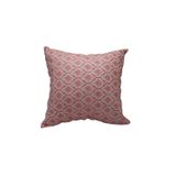 Finezza Melisa Damask Baskılı Duck Kumaş Kırmızı Kırlent 45X45 Cm 808