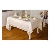 Finezza Nazlı Nakışlı Pamuk Krem Gold Sofra Takımı 8 Kşl. 170x240cm 18Prç.- 176