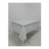 Finezza Paris Jakarlı Kumaş Fransız Güpürlü Krem Masa Örtüsü 160x220 Cm - 965