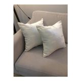 Finezza Pearl İncili Kadife Kumaş Krem Kırlent 43X43 Cm İkili 814