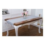 Finezza Roma Jakar Polyester Kumaş Gri Runner 45x150 Cm-1476