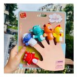 Finger Puppet Çiftlik Hayvanları Parmak Kukla Seti 5 Hayvanlı Oyuncak Parmak Kukla