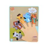 Finger Puppet Orman Hayvanları Parmak Kukla Seti 5 Hayvanlı Oyuncak Parmak Kukla