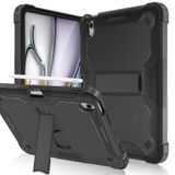 Fingic iPad Air 11 İnç Kılıf M2 2024, iPad Air 6./5./4. Nesil Kılıf 2024/2022/2020 10,9 İnç Kalem Tutuculu Ağır Hizmet Yüksek Etkili Darbeye Dayanıklı Sağlam PC Tampon Destek Çubuğu Koruyucu Kılıf,