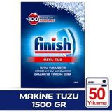 Finish Bulaşık Makinesi Tuzu 1,5 kg Kireç Önleyici Su Yumuşatıcı Etkili Formül Uzun Ömürlü