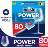 Finish Hepsi Bir Arada Bulaşık Makinesi Deterjanı Tableti 80 Yıkama Temizlik ve Parlaklık Sağlar