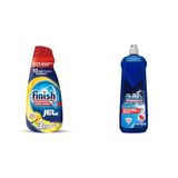 Finish Hepsi Bir Arada Jel Bulaşık Makinesi Deterjanı 1000 ml Limonlu ve Finish Bulaşık Makinesi Parlatıcı & Kurutucu (1 x 800 ml)