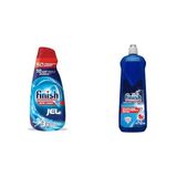 Finish Hepsi Bir Arada Jel Bulaşık Makinesi Deterjanı 1000 ml ve Finish Bulaşık Makinesi Parlatıcı & Kurutucu (1 x 800 ml)