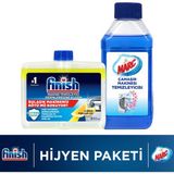 Finish Limon Ferahlığına Sahip Bulaşık Makinesi Temizleyici 250 ml ve Marc Çamaşır Makine Temizleyici 250 ml