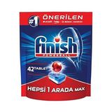 Finish Powerball 42 Tablet Bulaşık Deterjanı Yüksek Performanslı Suda Kolayca Çözünebilen