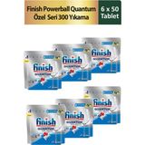 Finish Powerball Quantum Özel Seri Bulaşık Deterjanı 300 Yıkama 6 Paket 50 Tablet