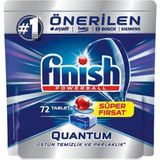 Finish Powerball Quantum Tablet 72 Adet Üstün Temizlik ve Parlaklık Sağlayan Deterjan