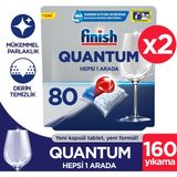 Finish Quantum 160 Tablet Bulaşık Makinesi Deterjanı (80X2)