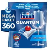 Finish Quantum 360 Kapsül Bulaşık Makinesi Deterjanı Tableti (6 x 60 Kapsül) (6 paketi)
