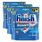 Finish Quantum 40 Kapsül Bulaşık Makinesi Deterjanı Tableti (1 x 40 Kapsül) (3 paketi)