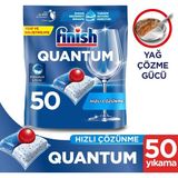 Finish Quantum 50 Tablet Bulaşık Makinesi Deterjanı Hızlı Çözünme ve Ferahlık Etkisi