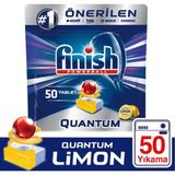 Finish Quantum 50 Tablet Limon Bulaşık Makinesı Deterjanı