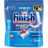 Finish Quantum 50'li Tablet Güçlü Temizlik ve Parlaklık Hızlı Çözünme Özelliği ile