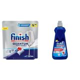 Finish Quantum 60 Kapsül Bulaşık Makinesi Deterjanı Tableti 1 x 60 Kapsül ve Finish Bulaşık Makinesi Parlatıcı & Kurutucu 1 x 400 ml, 60 Kapsül/ 400 ML