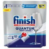 Finish Quantum 60 Kapsül Bulaşık Makinesi Deterjanı Tableti (1 x 60 Kapsül)