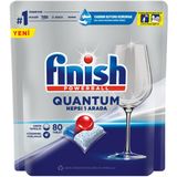 Finish Quantum 80 Kapsül Bulaşık Makinesi Deterjanı Tableti (1 x 80 Kapsül)
