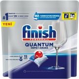 Finish Quantum Bulaşık Tableti 15'li - 3 Bölmeli Kapsül Teknolojisi 3'li Ekonomik Paket - 3 Adet