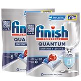 Finish Quantum Infinity Shine 166 Kapsül Bulaşık Makinesi Deterjanı Tableti (2 x 83 Kapsül)