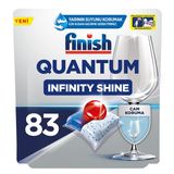 Finish Quantum Infinity Shine 83 Kapsül Bulaşık Makinesi Deterjanı Tableti (1 x 83 Kapsül)