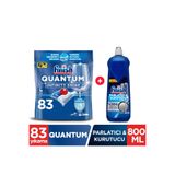 Finish Quantum Infinity Shine Bulaşık Makinesi Deterjanı Kapsül 83 Adet + Parlatıcı & Kurutucu 800ml