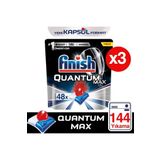 Finish Quantum Max Bulaşık Makinesi Deterjanı 144 Tablet 48 X 3