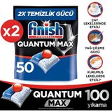 Finish Quantum Max Bulaşık Makinesi Deterjanı Kapsül Tablet 100 Adet (2X50)