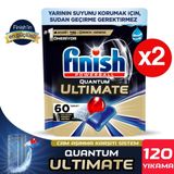 Finish Quantum Ultimate 120 Kapsül Bulaşık Makinesi Deterjanı Tableti (60x2)