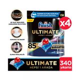 Finish Quantum Ultimate 340 Tablet Bulaşık Makinesi Deterjanı (85X4)